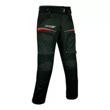 Pantalón Moto Mujer Atrox At-2683 Negro Rojo