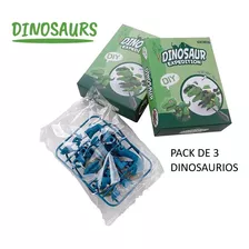 Pack 3 Dinosaurios Armables Para Niños Juguete Educativo. 