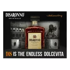 Pack Regalo Amaretto Disaronno 700cc Bajativo + 2 Vasos