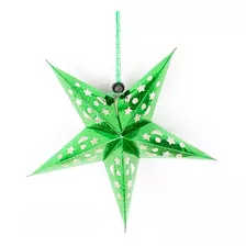 Decoración Adorno Navidad Fiesta Estrella 3d De 30cm