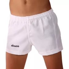 Short Niño Deportivo Blanco Imago Pantalon Corto Gimnasio