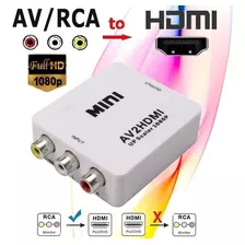 Rca Av A Hdmi Convertidor 1080p Para Tv Ps3 Ps4 Pc Dvd X Pro