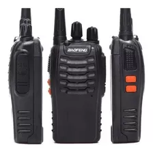 Radio Boquitoqui Walkie Talkie Bf-777s Pack (2)! Color Negro