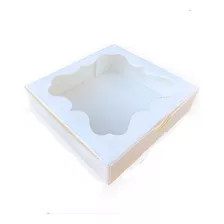 50 Cajas De Reposteria Para Galletas Con Ventana 