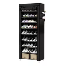 Botinero Organizador De Botas Y Zapatos 9 Niveles 27 Pares Color Negro