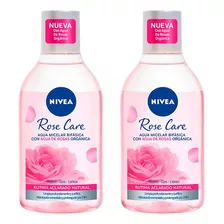 Nivea Agua Micelar Rose Petals 400ml (x2)