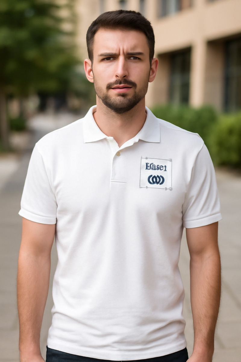 Chomba Personalizada Algodón Piqué Empresas Foto Logo 