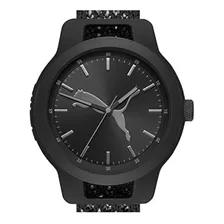 Reloj Puma Men Reset V1 Nylon, Color: Negro / Negro (modelo: