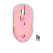 Mouse Xinua M7 Recargable Inalambrico Luz Rgb 6 Botones Usb