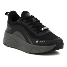 Avia Zapatillas Acordonadas Para Hombre Black/ Dk Grey