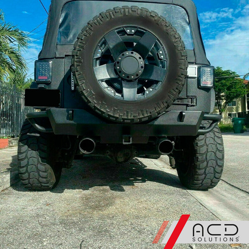 Escape Mofle Salida Dual Jeep Wrangler Jl 2018 - 2024 Acd  Foto 3