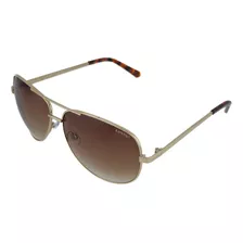 Lentes De Sol Levis X13039 Outlook Dorado Mujer