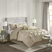 Madison Park Mp10-252 Comforter Set, Taupe