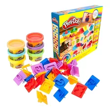 Conjunto De Massinhas - Play-doh - Moldes De Letras - Hasbro