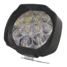 Faro Auxiliar Led Plastico Abs 36w 8x6cm C/soporte X Unidad