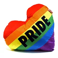 Almohadón Corazón Lgbt Orgullo Pride Arcoiris Diversidad 30