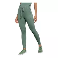 Calça Feminina De Malha Tricot Biamar Com Punho Escolha Cor