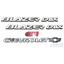 Emblemas Blazer Dlx + Efi + Chevrolet - 1995 À 1998