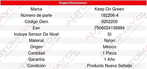 Deposito Anticongelante 9-3x 2.0l L4 10 Al 11 Kg 6147095 Foto 6