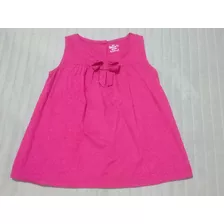 Vestido De Nena De Verano Fucsia Marca Gimos Talle 4 Años