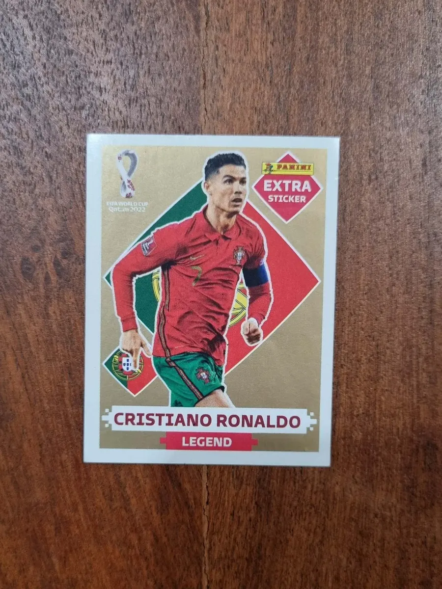 Figurita Extra Sticker Mundial Qatar 2022 Ronaldo Legend | Mebuscar ...
