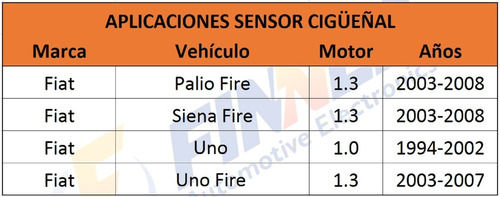 Sensor Cigeal Fiat Palio Fire Siena Fire Uno 1.0 Uno Fire Foto 5