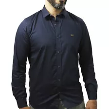 Camisa Adulto Ott Slim Manga Longa 100% Algodão