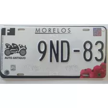 Placas De Auto Clásico / Antiguo 