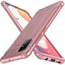 Funda Para Samsung Galaxy A51 - Oro Rosa + Protectores