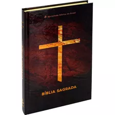 Bíblia Sagrada Arc Capa Dura Premium Cruz Mármore