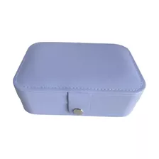 Caja Joyero Alhajero Organizador Anillos Bijouterie Color Violeta