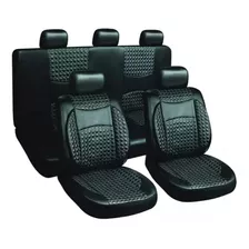 Funda Cubre Asiento Premium Tipo Cuero Con Relieve Motorlife