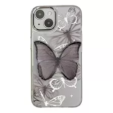 Ins Mariposa Fantasma Con Soporte For iPhone 14 Pro Max