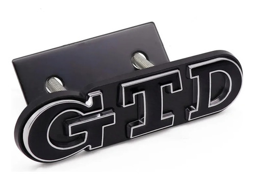3d Metal Gtd Logo Sticker Para Compatible Con Vw Compatible Foto 4