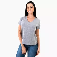 Camiseta Baby Look Básica Feminina Zaroc Original Algodão