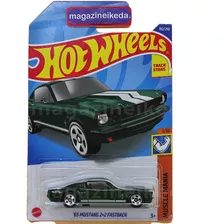 Carro Hot Wheels '65 Mustang 2+2 Fastback Hcv37 Verde C