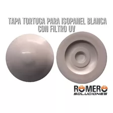 Tapa Tortuga Blanca Reforzada C/filtro Uv Techo Isopanel X10