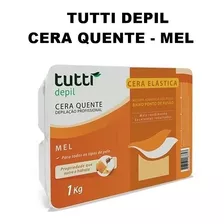 Cera Quente Elástica Mel 1kg Tutti Depil