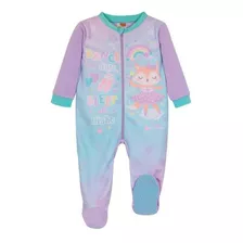 Pijama Bebé Niña Entero Polar Sustentable Lila H2o Wear