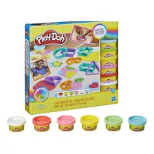 Play-doh Fundamentals Moldes De Formas Y 6 Botes 170gr.