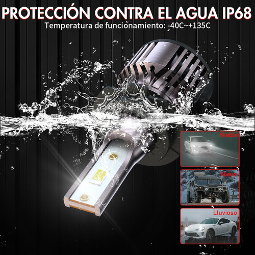 Kit De Focos H7 H11 Led De Luz Alta Y Baja Para Renault [u] Foto 2