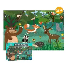 Puzzle Jumbo Niño 35 Piezas - Bosque