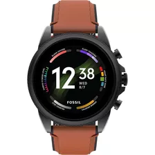 Smartwatch Fossil Ftw4062v De Piel En Color Marrón