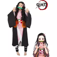 Disfraz De Cosplay Anime - Kimono Kamado Nezuko