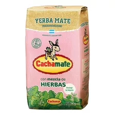 Pack X 10 Unid Yerba Rosa 1 Kg Cachamate Yerbas