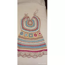 Vestido De Crochet , Nuevo, Sin Uso 