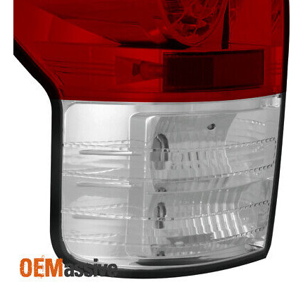 Fits 07-13 Toyota Tundra Pickup Truck Red Clear Led Tail Oai Foto 5