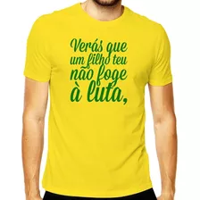 Camisa Hino Do Brasil Verás Que O Filho Teu Não Foge A Luta