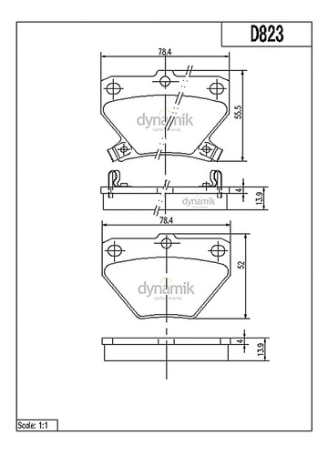 Kit Balatas Bajos Metales Del + Tras Matrix L4 1.8l 03/08 Foto 3