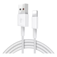 Cable De Datos Usb Adecuado Para iPhone Color Blanco